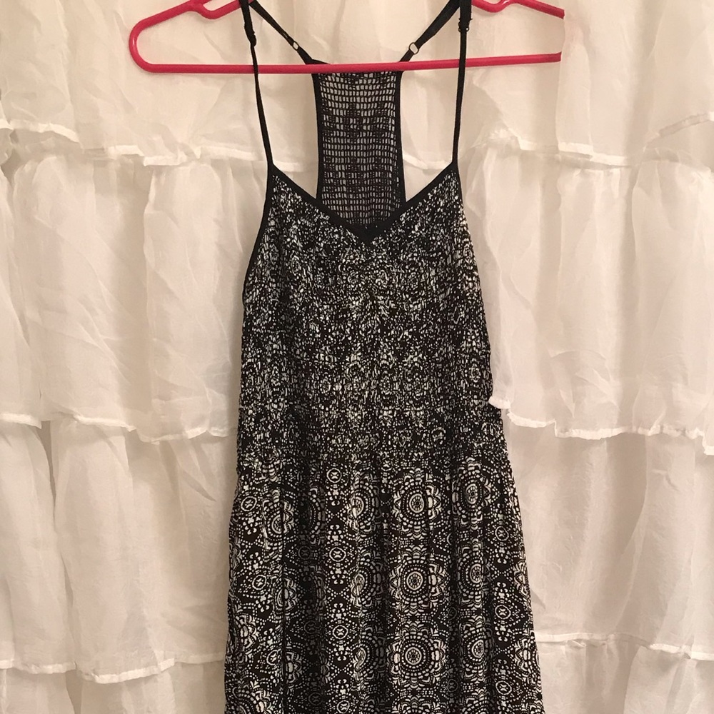 Xhilaration Maxi Dress with pockets adj. straps L